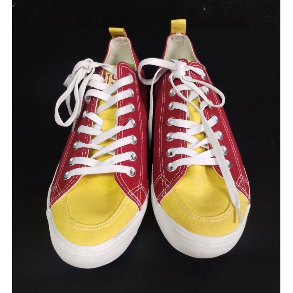 Skicks Red/Yellow Unisex Shoes/ Sneakers Size W-12/M-10 SKU 2142